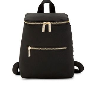 Peace Love World Debossed Boxy Backpack